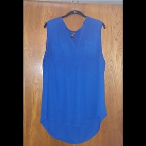 *SALE* Plus Size Sleeveless Blouse with pocket